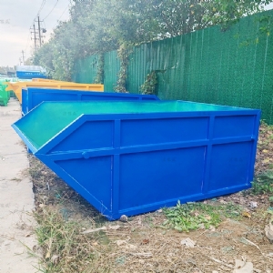 碳鋼材質擺臂車轉運垃圾箱